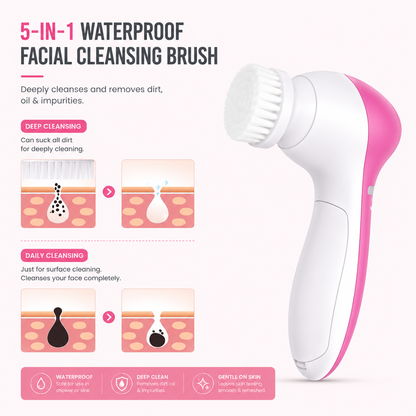 PureGlow™ 5-in-1 Facial Brush