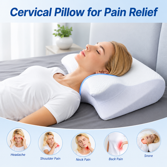 OrthoRest™ Ergonomic Neck & Shoulder Pillow