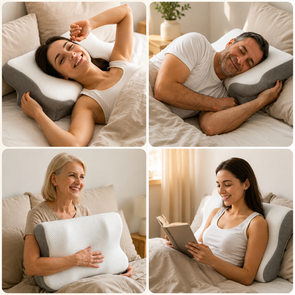 OrthoRest™ Ergonomic Neck & Shoulder Pillow